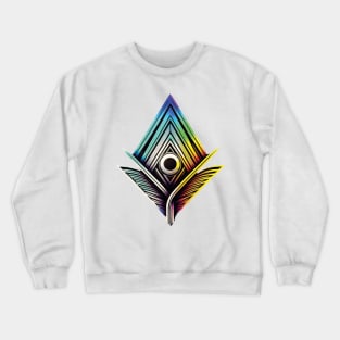 Spectrum Vision: Abstract Horizons - conspiracy theories Crewneck Sweatshirt